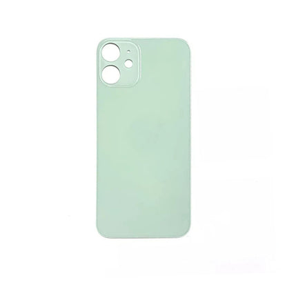 Glass Back For iPhone 12 Mini Plain In Green Glass Back FoneFunShop   