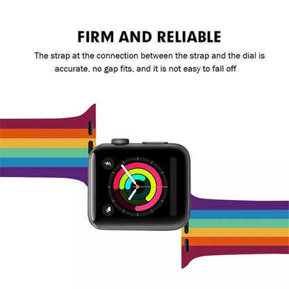 Sport Strap For Apple Watch 42mm 44mm Gay Pride Rainbow Series 5 4 3 2  FoneFunShop   