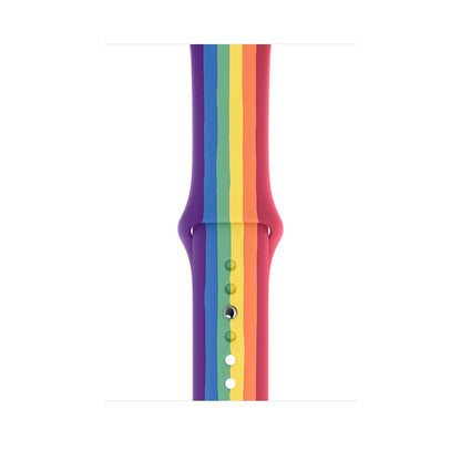 Sport Strap For Apple Watch 42mm 44mm Gay Pride Rainbow Series 5 4 3 2  FoneFunShop   