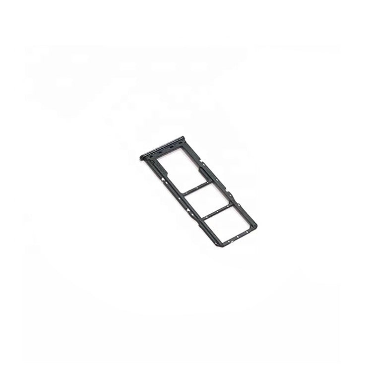 Sim Tray For Samsung A7 2018 A750F in black Sim Tray FoneFunShop   