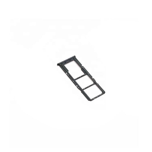 Sim Tray For Samsung A7 2018 A750F in black Sim Tray FoneFunShop   