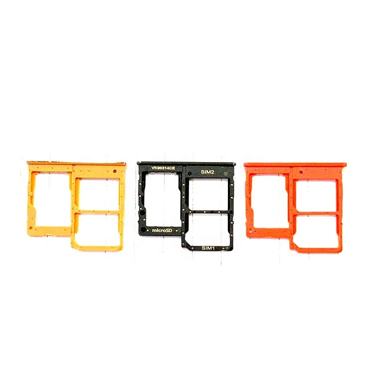 Sim Tray For Samsung A40 405F in silver Sim Tray FoneFunShop   