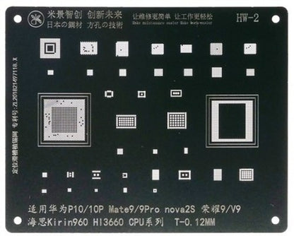 Reballing Stencil For Huawei P10 Pro Mate 9 Pro Mijing BGA HW 2 Stencil FoneFunShop   