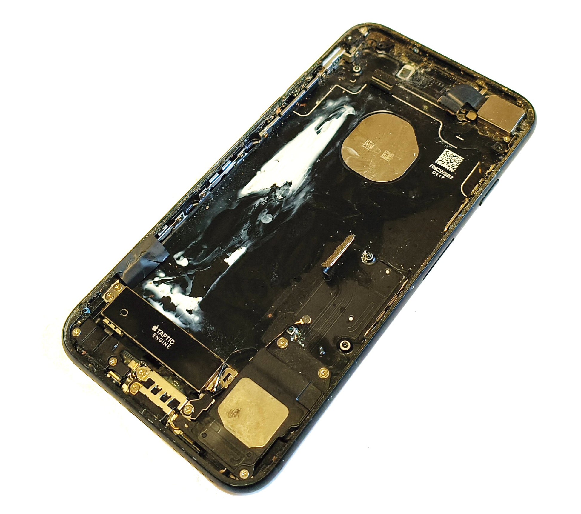 Lcd Screen For iPhone 7 Black Reclaimed Used On Frame Screen FoneFunShop   