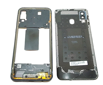 Back Cover For Samsung A40 A405F With Middle Frame  FoneFunShop   