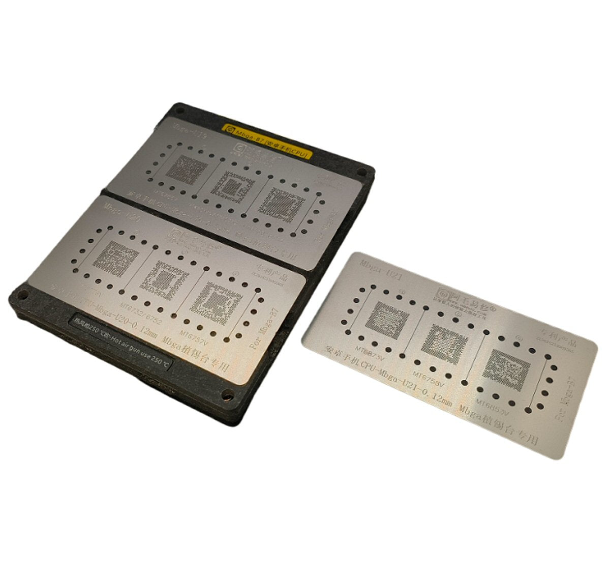 Stencil Set and Fixtures For MTK CPU MBGA 10 In 1 Stencil FoneFunShop   