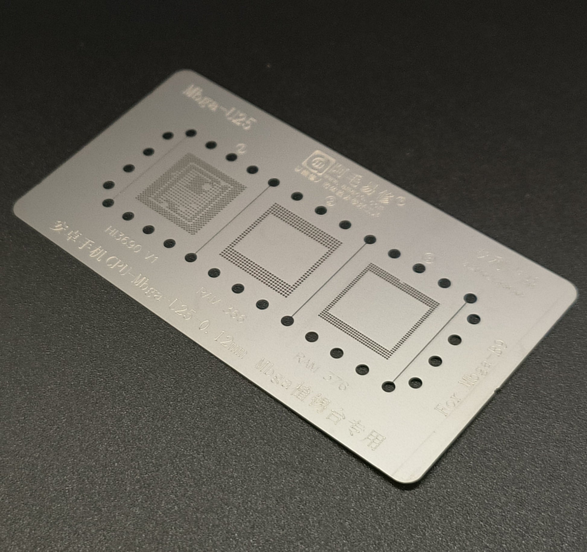 Reballing Stencil For Huawei CPU MBGA 6 In 1 Set Mbga U24 To Mbga U29 Stencil FoneFunShop   