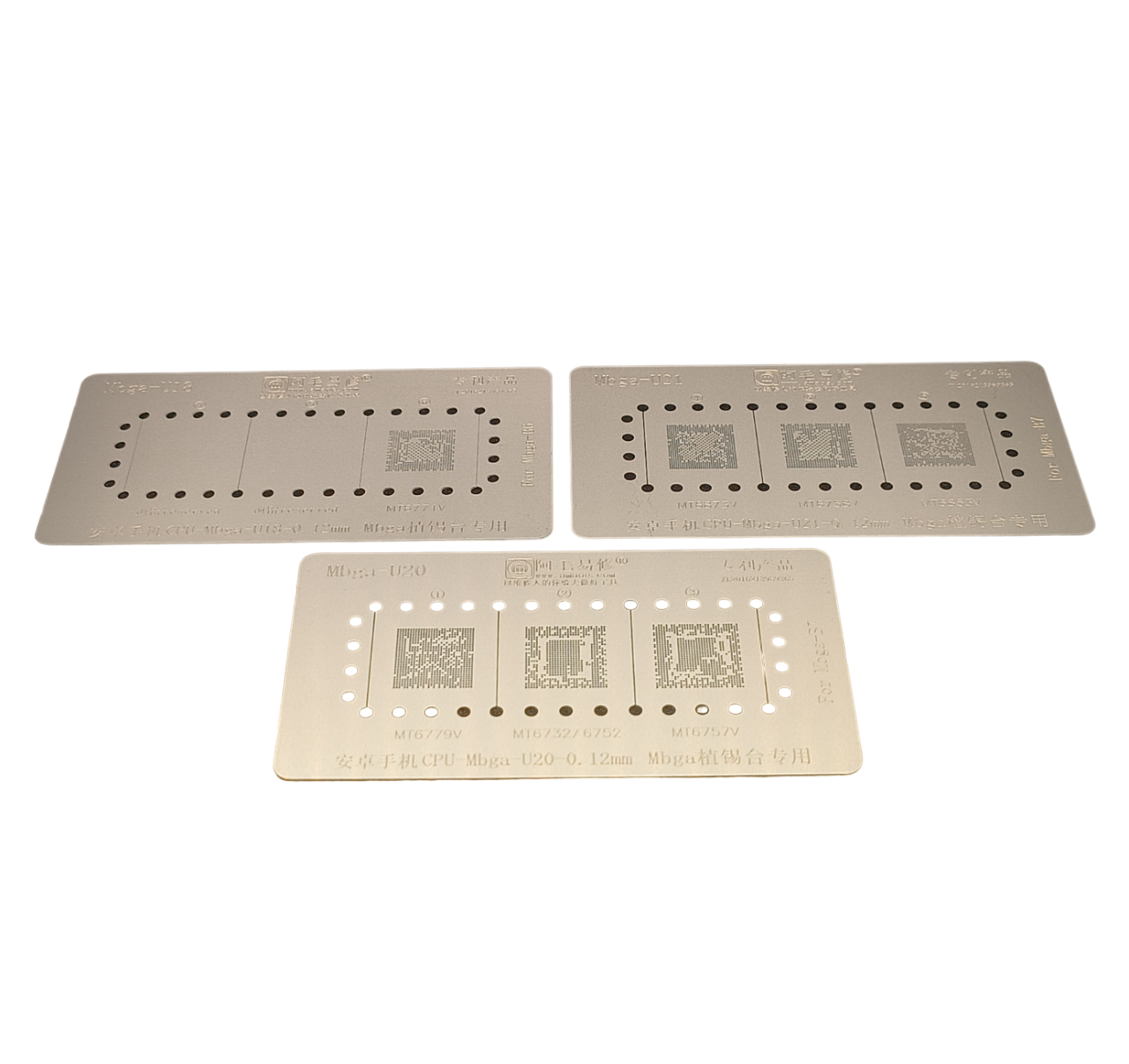 Stencil Set and Fixtures For MTK CPU MBGA 10 In 1 Stencil FoneFunShop   