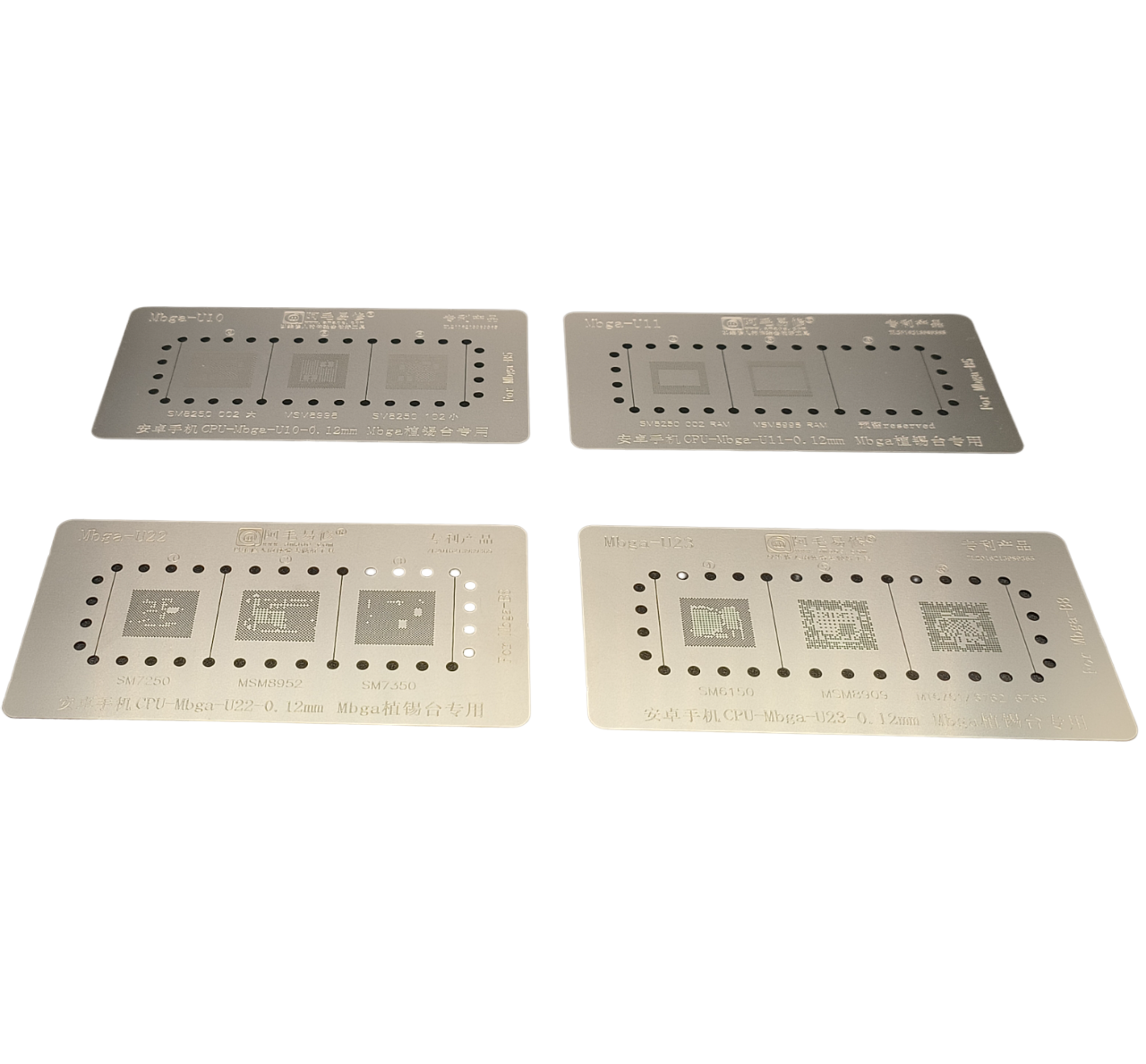 Stencil Set For Qualcomm CPU MBGA 9 In 1 Stencil FoneFunShop   