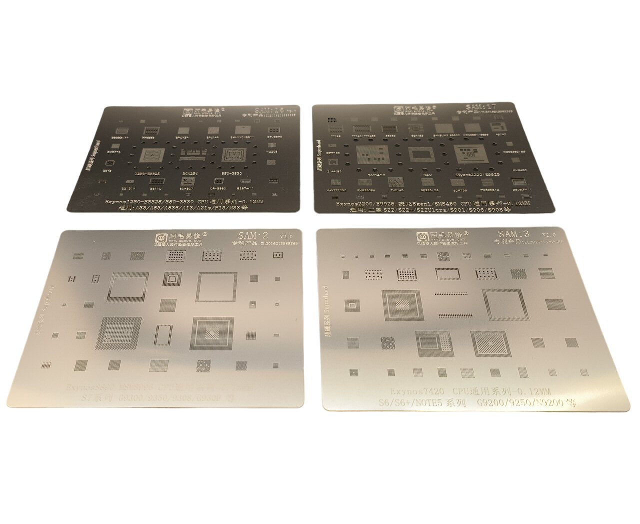 Reballing Stencils For Samsung 17 In 1 BGA IC Tin Net Repair SAM1 17 Stencil FoneFunShop   