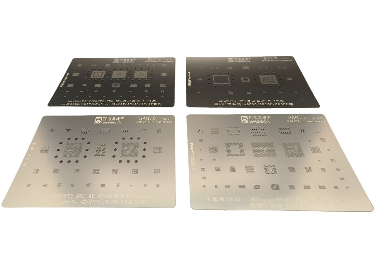 Reballing Stencils For Samsung 17 In 1 BGA IC Tin Net Repair SAM1 17 Stencil FoneFunShop   