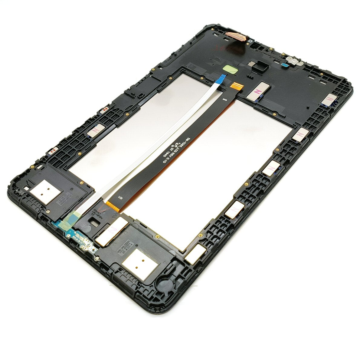 Used Lcd For Samsung Tab A 10.1 2016 Frame with internal parts lcd FoneFunShop   