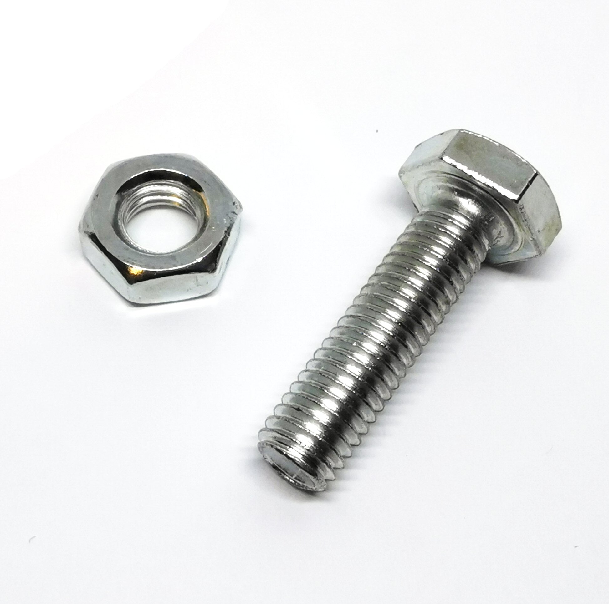 Steel Nut Bolt 8.8mm Diameter 3.5cm Long With Spanner Pack of 16  FoneFunShop   