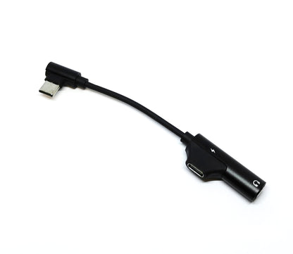 Type C To 3.5mm Adapter Jack Headphone Splitter For Phone Adapter FoneFunShop   