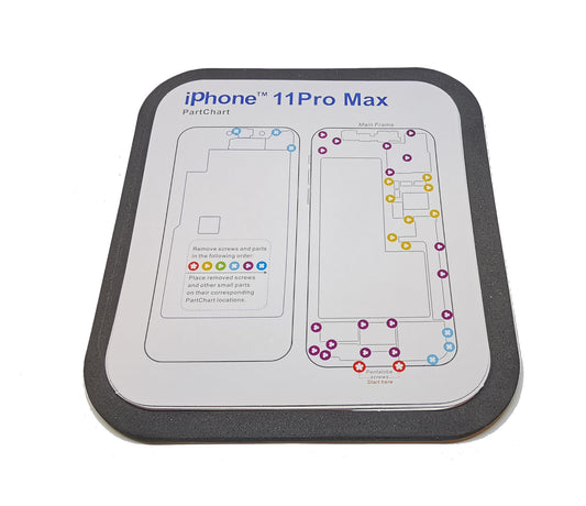 Magnetic Phone Repair Mat For iPhone 5S 6 6P 6S 6SP 7 7P 8 8P X XS XSM X  FoneFunShop   