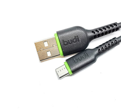 Budi Cable For Micro USB 2m Aluminium Shell Cable FoneFunShop   