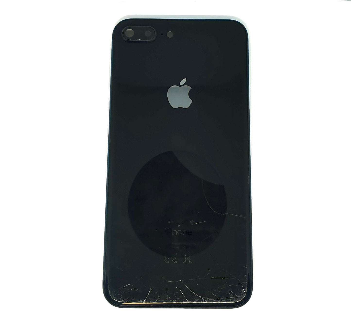 Housing For iPhone 8 Plus Preowned Genuine Apple in Black Housing FoneFunShop   