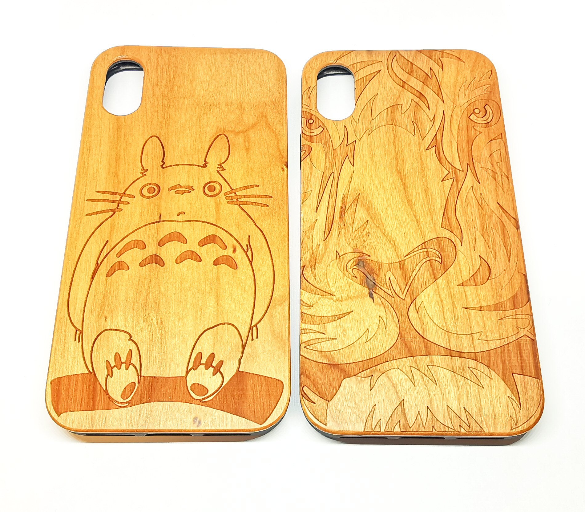 Cases For iPhone XS MAX Silicone With a Wooden Design Pack of 6 Case Cover FoneFunShop   