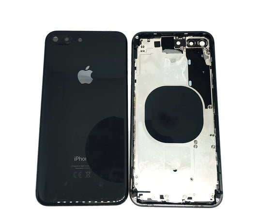 Housing For iPhone 8 Plus Reclaimed Used Genuine Back Without Parts Space Grey Housing FoneFunShop   