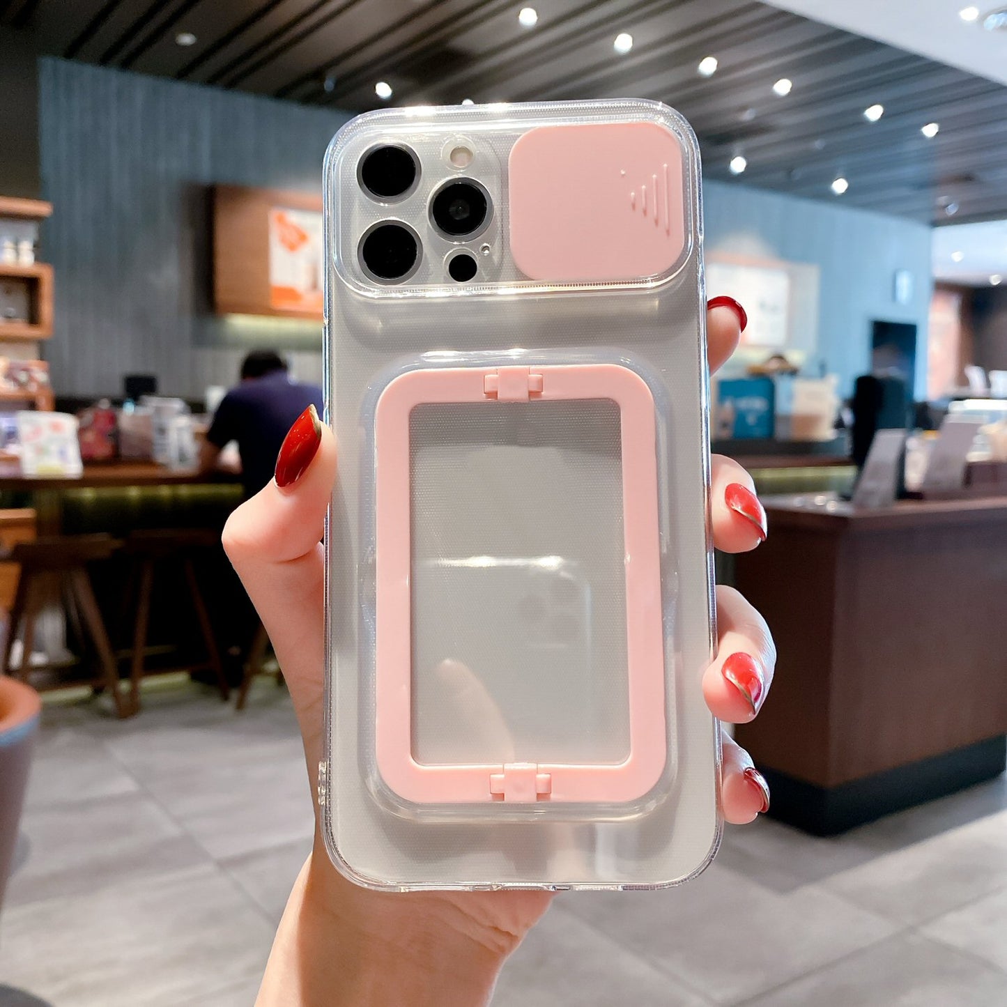 Case Soft TPU For iPhone 13 Pro in Pink With Camera Lens Protection Camera FoneFunShop   