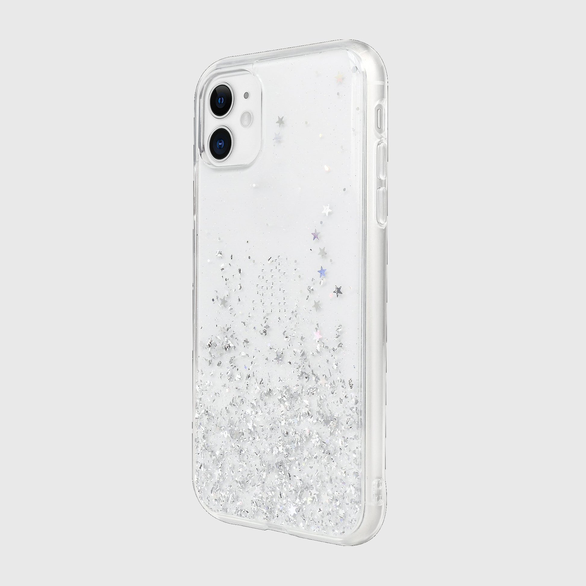 Case For iPhone 11 Switcheasy White Starfield Quicksand Style Case Cover FoneFunShop   