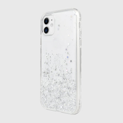 Case For iPhone 11 Switcheasy White Starfield Quicksand Style Case Cover FoneFunShop   