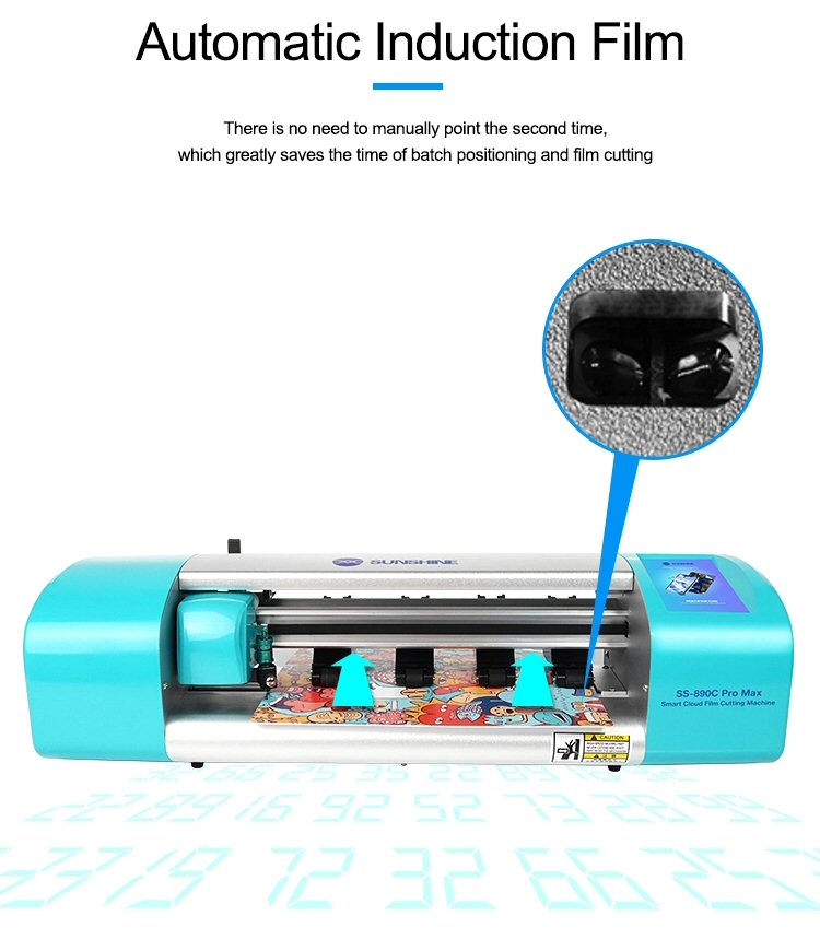 Sunshine SS890C Pro Max Intelligent cloud film cutting machine hydrogel cutter Sunshine FoneFunShop   