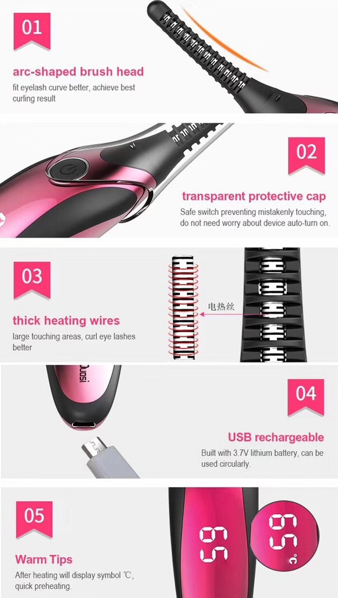 Heated Eyelash Curler DY102  FoneFunShop   