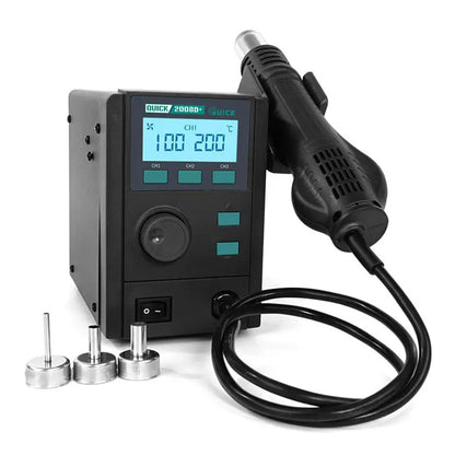 QUICK 2008D+ Desoldering Rework Station Hot Air Gun For Mobile Phone Repair 220V Solder FoneFunShop   