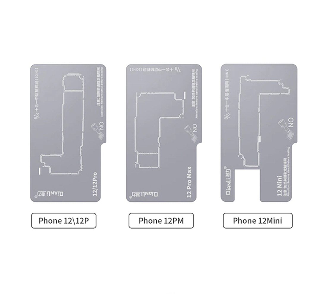 Reballing Station For iPhone X To For iPhone 12 Pro Max QianLi Middle Frame Qianli FoneFunShop   