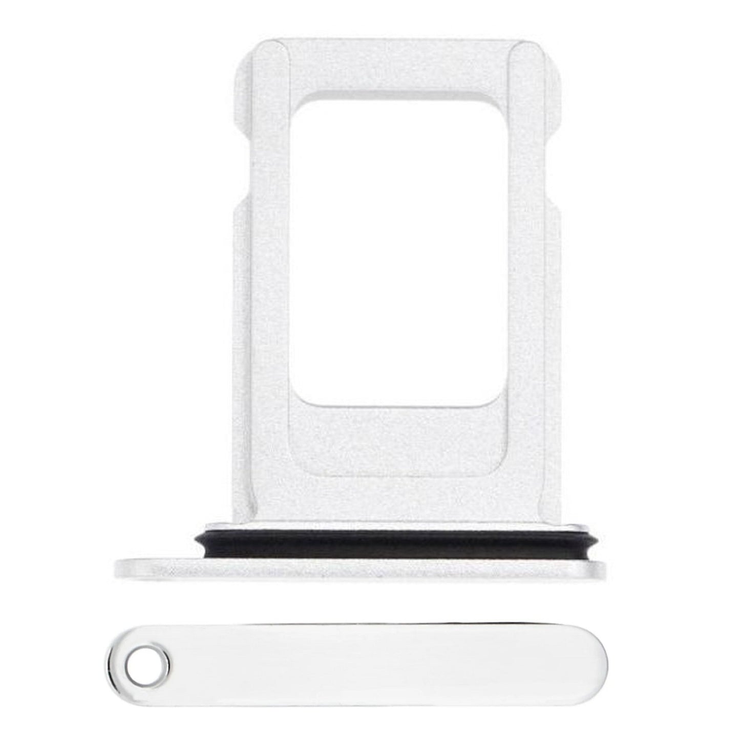 Sim Tray For iPhone 13 In White Sim Tray FoneFunShop   