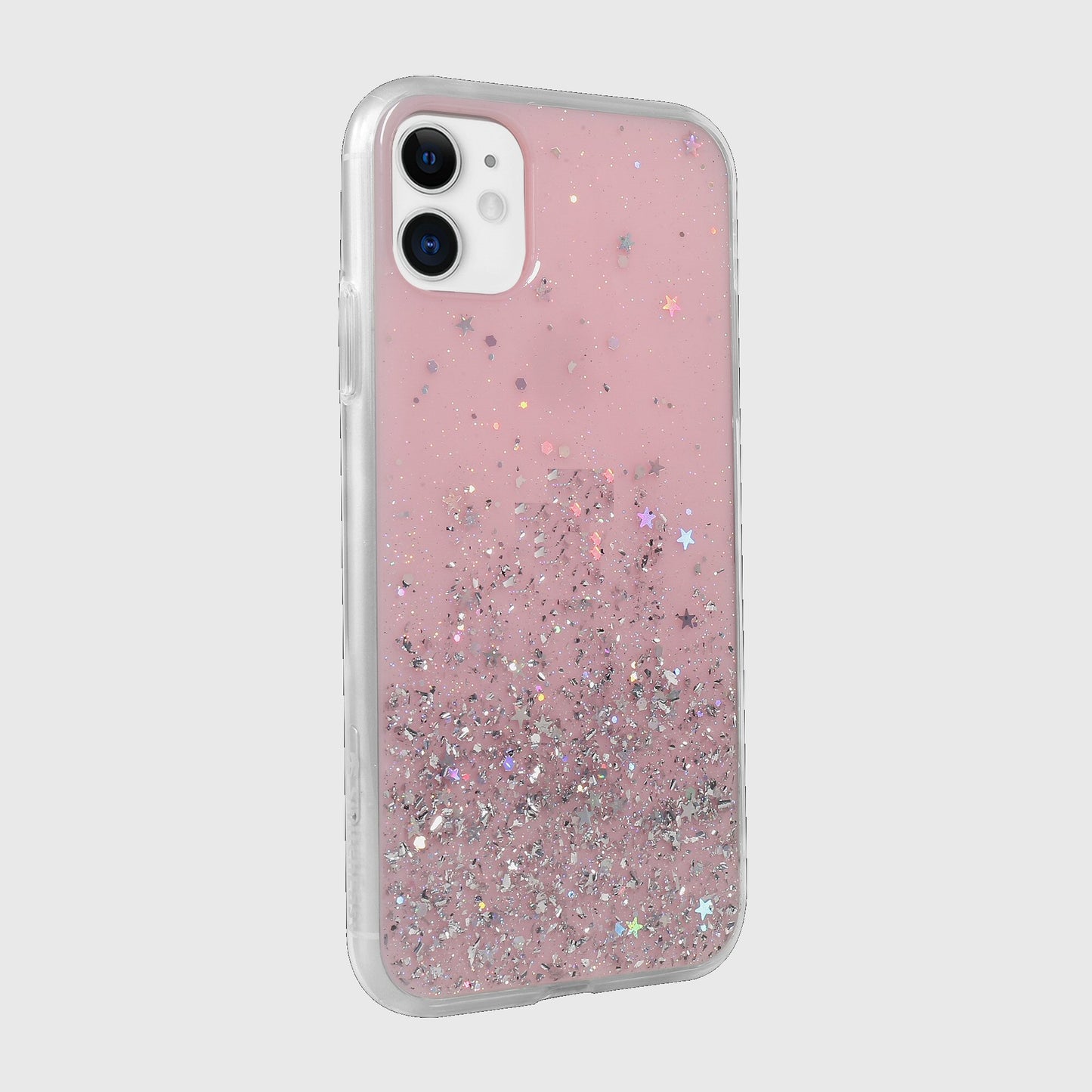 Case For iPhone 11 Switcheasy Pink Starfield Quicksand Style Case Cover FoneFunShop   