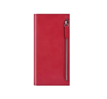 Case For iPhone 12 Pro Max Molancano Pouch with Zip Case in Red Case Cover FoneFunShop   