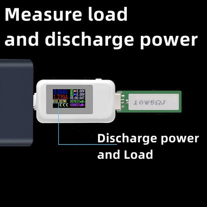 Charging Port Tester For Type-C Smartphone Voltmeter Ammeter Power Capacity Charging Port FoneFunShop   