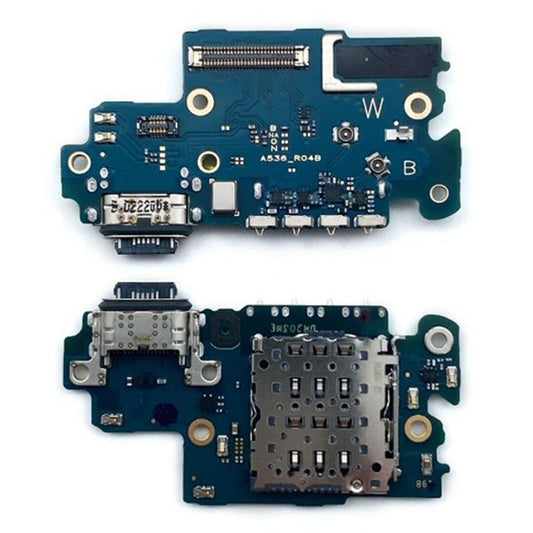 Charging Port For Samsung A53 A536 USB Type-C Connector Microphone on PCB Board Charging Port FoneFunShop   