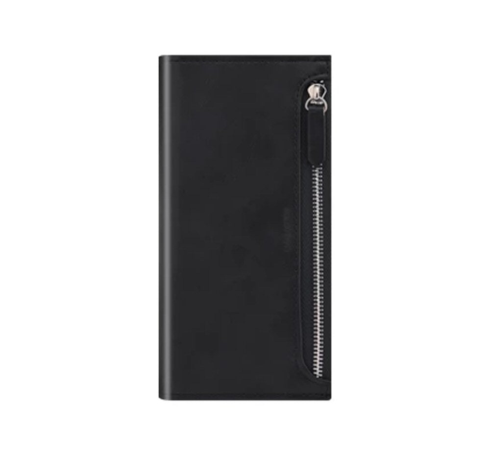 Case For iPhone 12 12 pro in Black Molancano Pouch Zip Case Cover FoneFunShop   