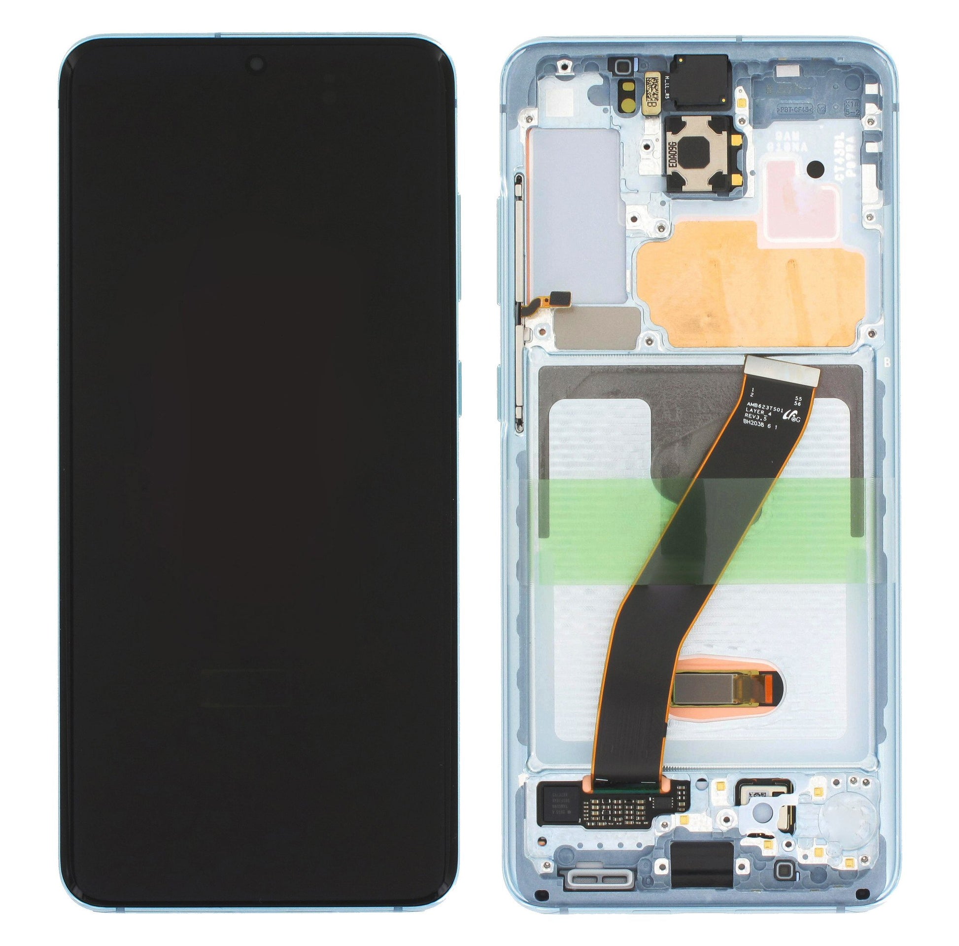 Lcd Screen For Samsung S20 5G G981F and S20 G980F in Blue Screen FoneFunShop   