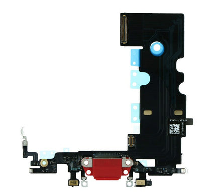 Charging Port For iPhone SE 2020 Microphone Flex Cable Red Charging Port FoneFunShop   