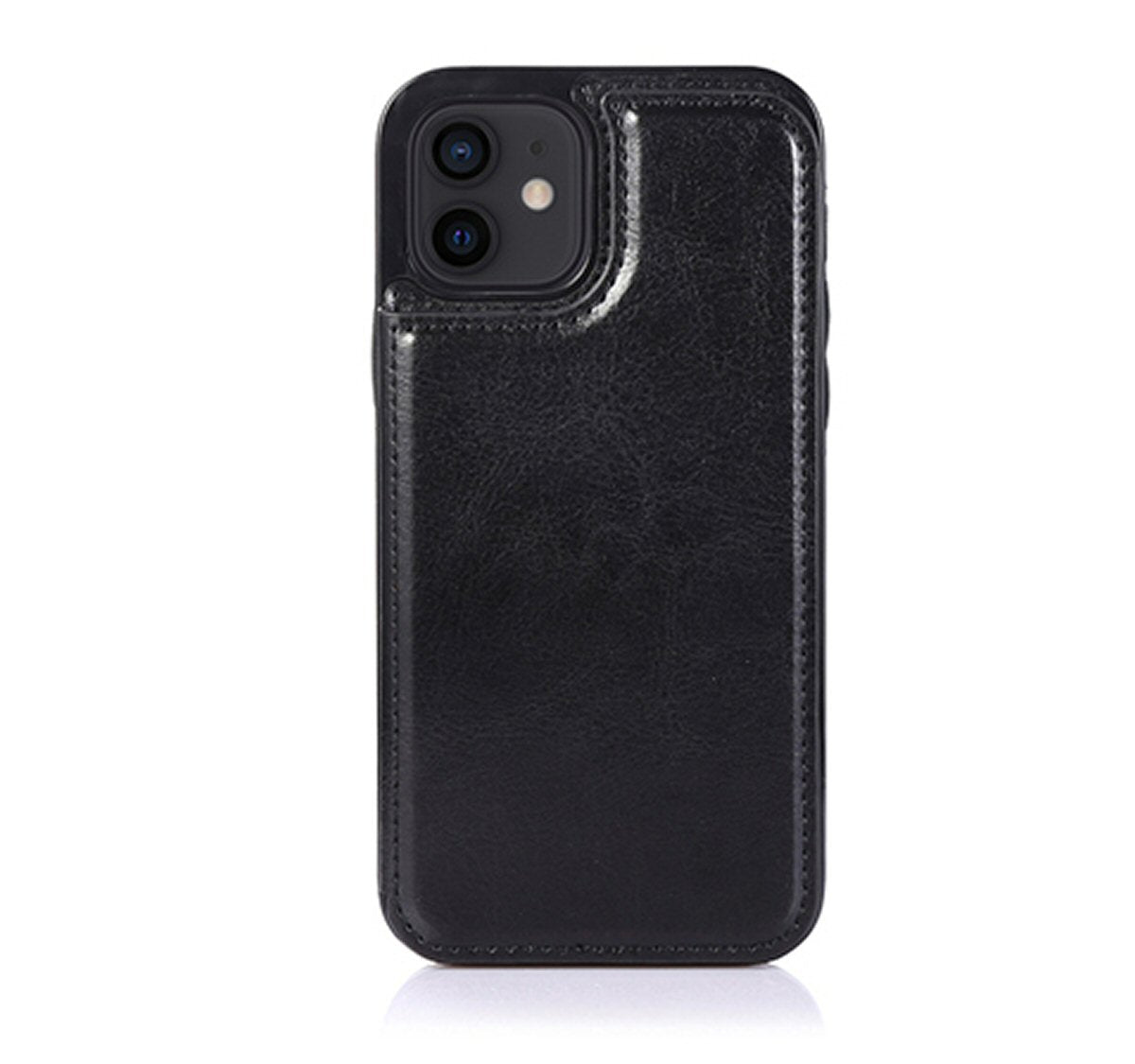 Case For iPhone 14 15 in Black Flip Leather Multi Card Holder Case Cover FoneFunShop   