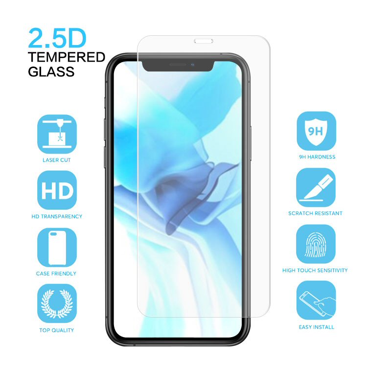 Screen Protectors For iPhone 12 12 Pro 2x Tempered Glass Screen Protector FoneFunShop   