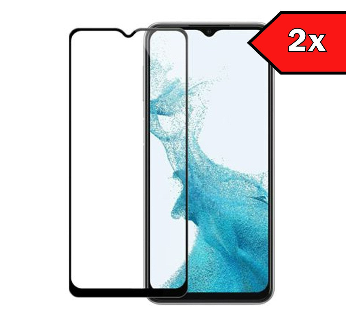 Screen Protector For Samsung A23 Tempered Glass Pack of 2 Screen Protector FoneFunShop   