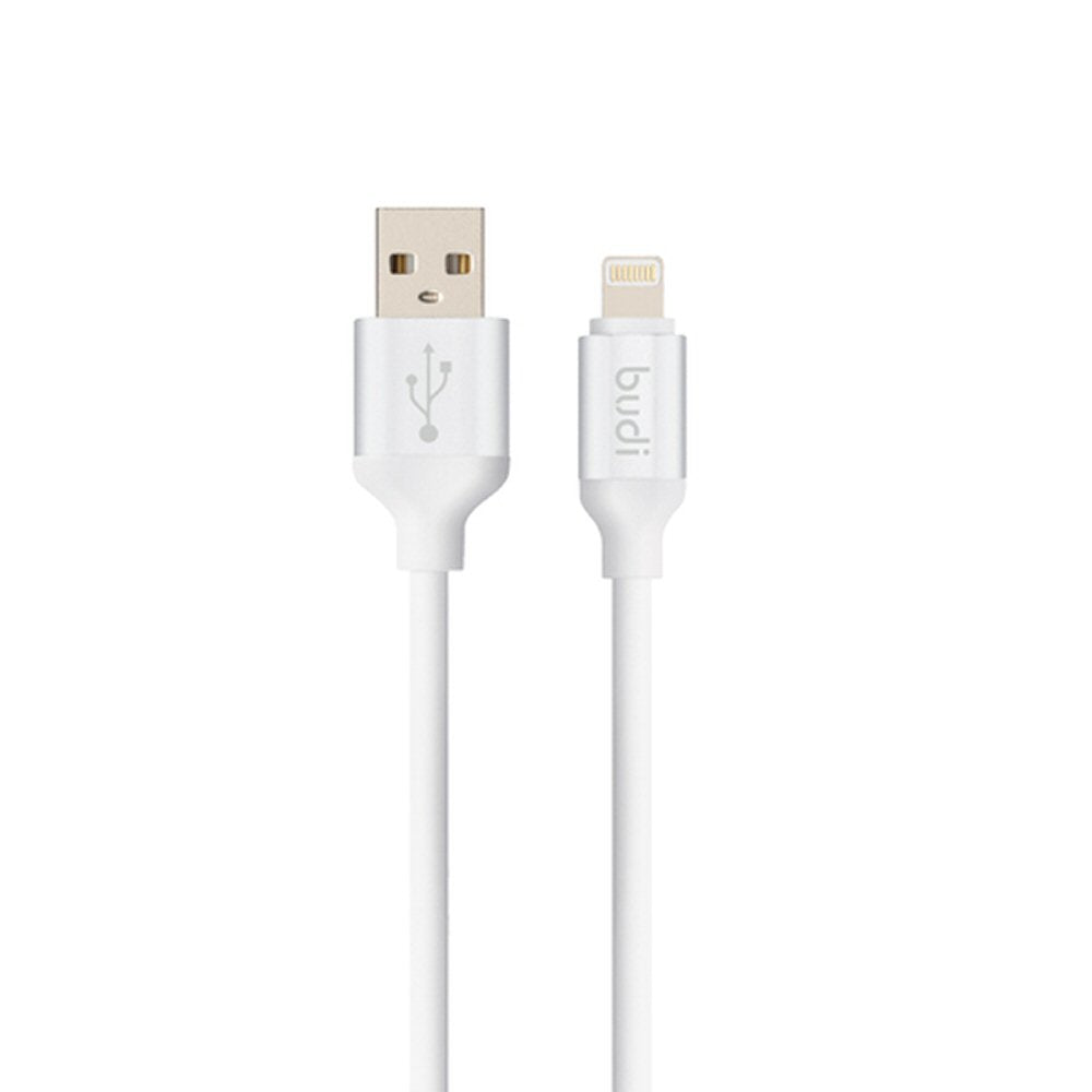 Budi Cable For iPhone 1m Data Charging White Cable FoneFunShop   