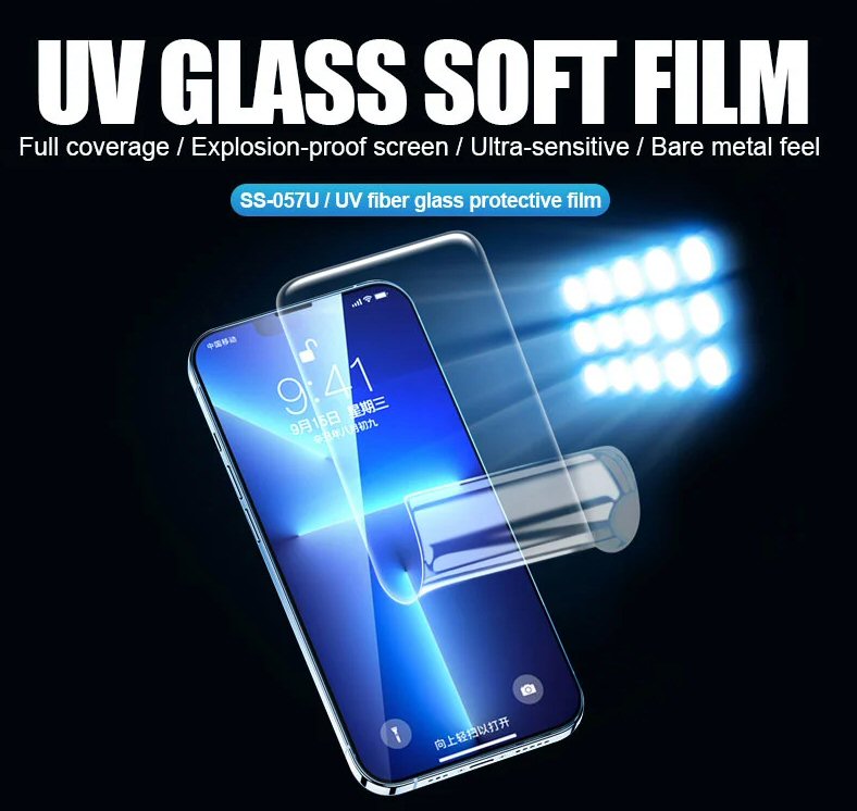 Sunshine SS075U UV fiber glass protective film Packs of 25 Sunshine FoneFunShop   