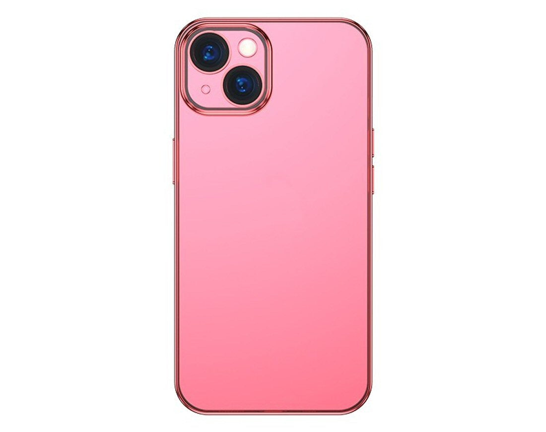 Case For iPhone 13 Soft Jane Series Hard Cover Edition in Pink Case Cover FoneFunShop   