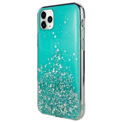 Case For iPhone 11 Pro Switcheasy Blue Starfield Quicksand Style Case Cover FoneFunShop   