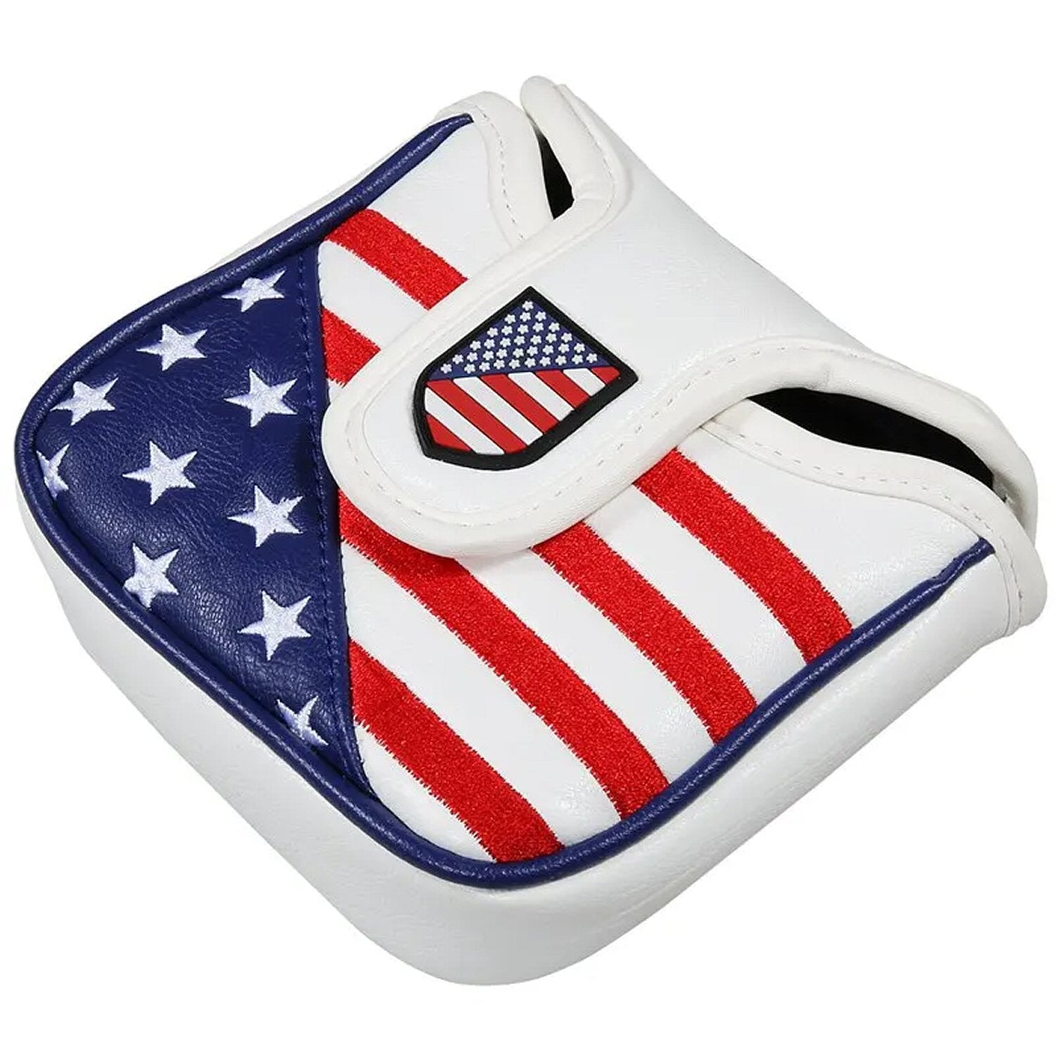 USA Flag Golf Square Mallet Putter Club Cover Headcover Golf Accessorise FoneFunShop   