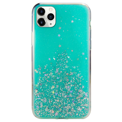 Case For iPhone 11 Pro Switcheasy Blue Starfield Quicksand Style Case Cover FoneFunShop   