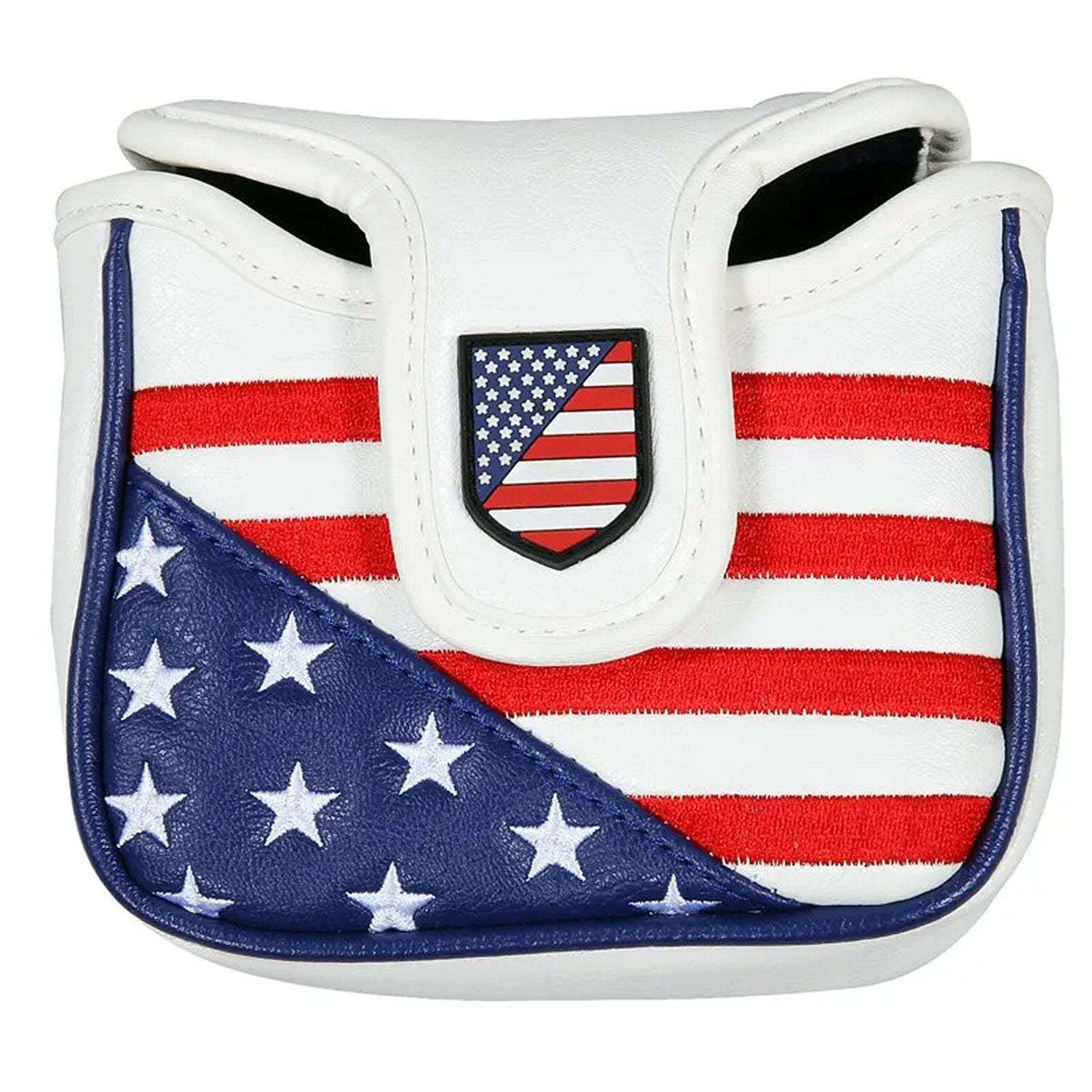 USA Flag Golf Square Mallet Putter Club Cover Headcover Golf Accessorise FoneFunShop   