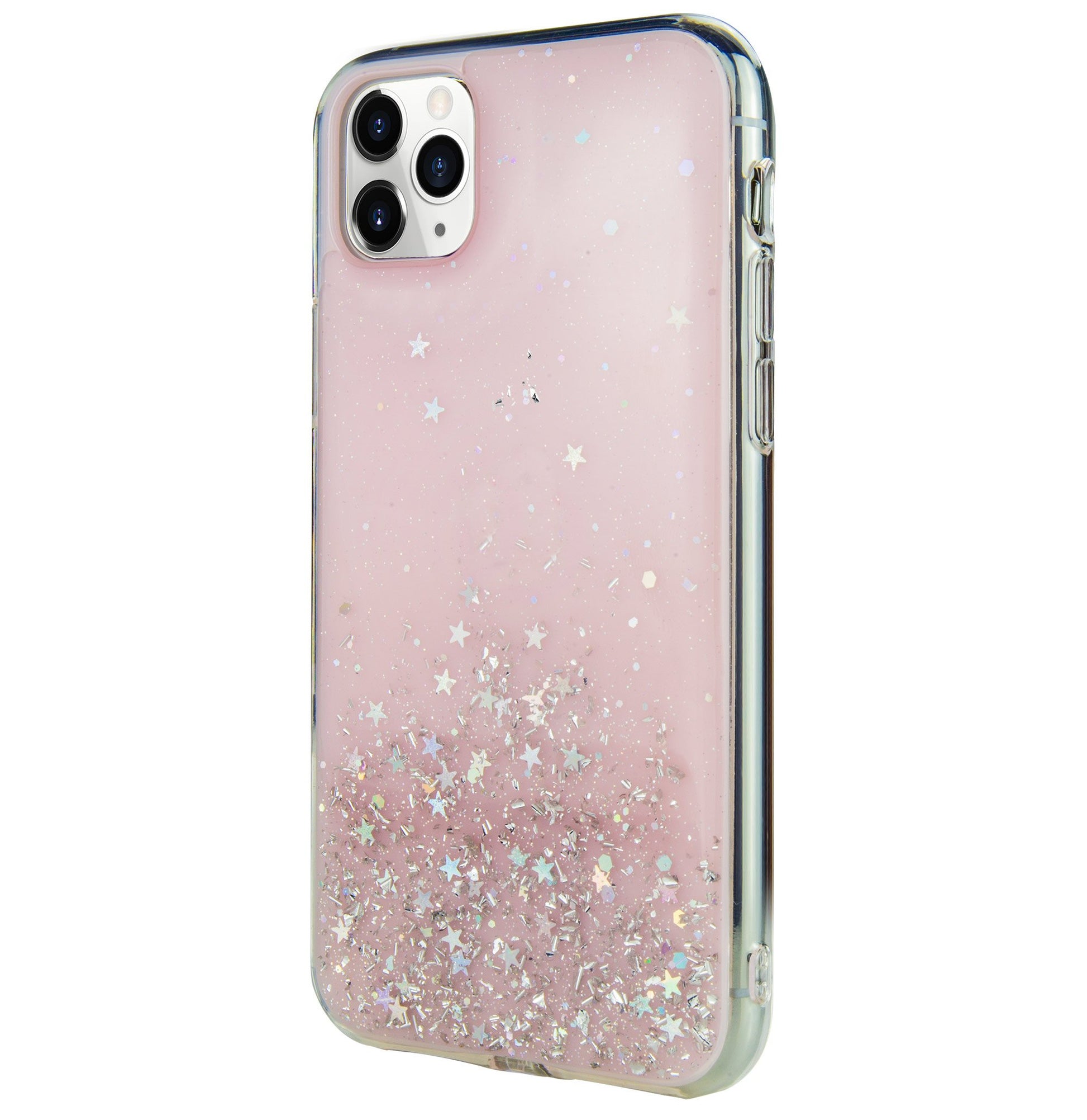 Case For iPhone 11 Pro Max Switcheasy Pink Starfield Quicksand Style Case Cover FoneFunShop   