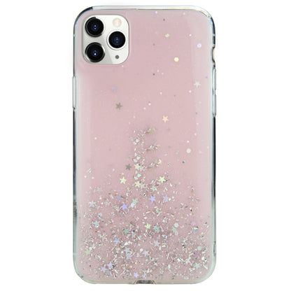 Case For iPhone 11 Pro Max Switcheasy Pink Starfield Quicksand Style Case Cover FoneFunShop   